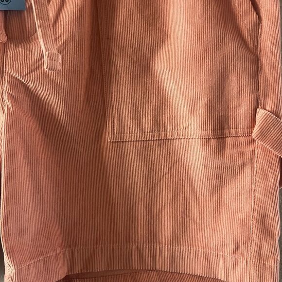 NEW Women's Sovereign Code SZ Large Cargo Cord Shorts Coral Adjustable Waistband - Picture 7 of 16